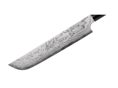 Shiro Kamo Shirogami Damast nóż Nakiri 210 mm