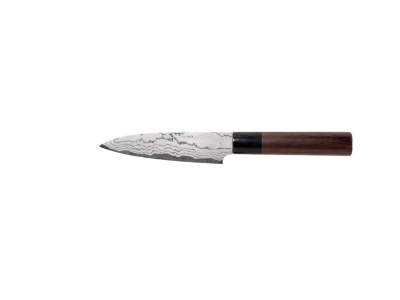 Shiro Kamo Shirogami Damast nóż uniwersalny 120 mm