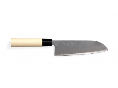 Tojiro Yasuki Shirogami nóż Santoku 165 mm