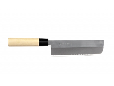 Tojiro Yasuki Shirogami nóż Nakiri polerowany 165 mm