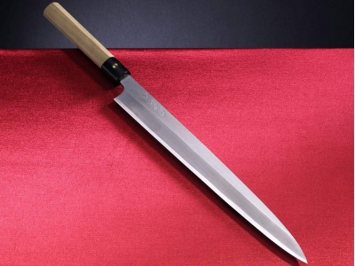 Tojiro Aogami nóż Yanagiba Sashimi 330 mm