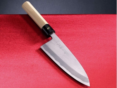 Tojiro Aogami nóż Deba 180 mm