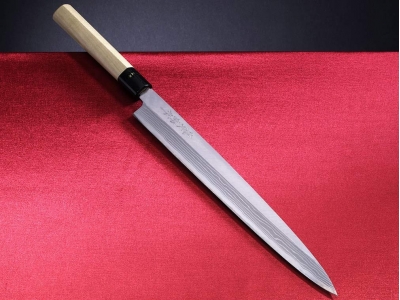 Tojiro Aogami Damascus nóż Yanagi-Sashimi 300 mm