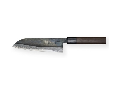 Kiya Damascus Suminagashi nóż Santoku 170 mm