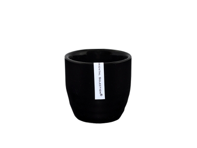 Czarka do sake Black Churippu 4.8cm 50ml