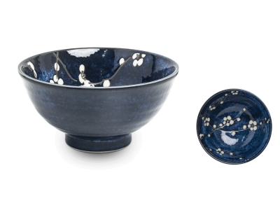 Miska Ramen Hana Blue 17x8,5 cm 560ml