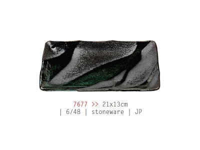 Talerz Green Grey 21 x 13