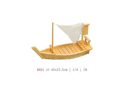 Łódka drewniana 60