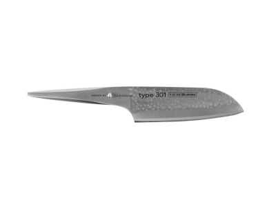 Chroma typ 301 Hammered nóż Santoku 178 mm
