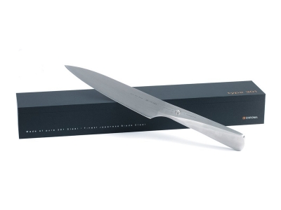 Chroma typ 301 nóż Santoku szlif kulowy 178 mm