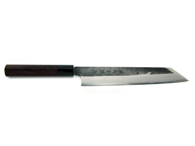 Hideo Kitaoka Shirogami Damast nóż Kiritsuke 210